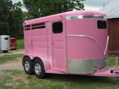 Show Horse Gallery - Calico Brand True Love Pink Trailer